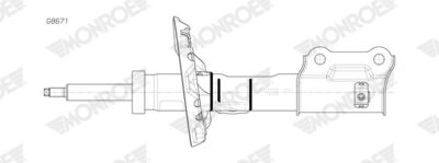 Shock Absorber MONROE G8671