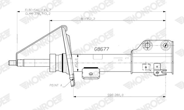 MONROE G8677 Shock Absorber