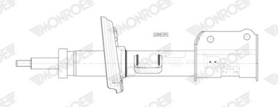 Shock Absorber MONROE G8695