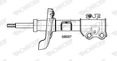 Shock Absorber MONROE G8697