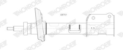 Shock Absorber MONROE G8701