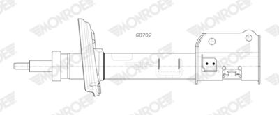 Shock Absorber MONROE G8702