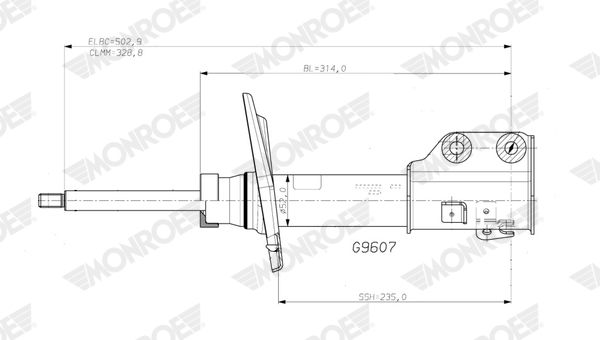 MONROE G9607 Shock Absorber