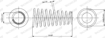 Suspension Spring MONROE SP0070