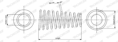 Suspension Spring MONROE SP2725