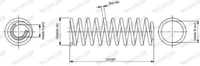 Suspension Spring MONROE SP3709