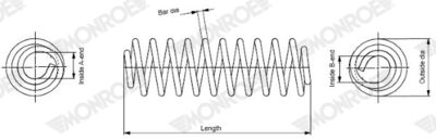 Suspension Spring MONROE SP4092