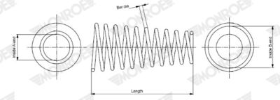 Suspension Spring MONROE SP4109