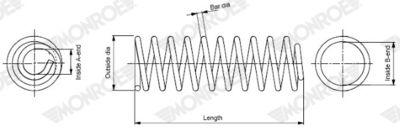 Suspension Spring MONROE SP4112
