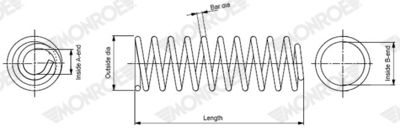 Suspension Spring MONROE SP4394