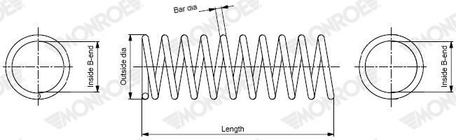 MONROE SP4922 Suspension Spring