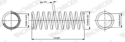 Suspension Spring MONROE SP4981