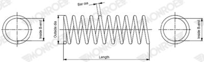 Suspension Spring MONROE SP5023