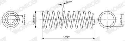 Suspension Spring MONROE SP5034