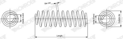 Suspension Spring MONROE SP5051