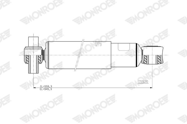 MONROE T5520 Shock Absorber