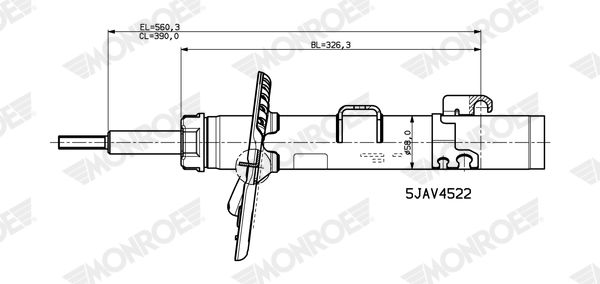 MONROE V4522 Shock Absorber