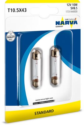 NARVA 173144000 Bulb, licence plate light