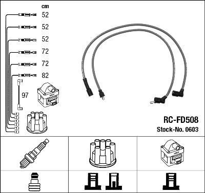 NGK 0603 Ignition Cable Kit