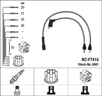 NGK 0661 Ignition Cable Kit