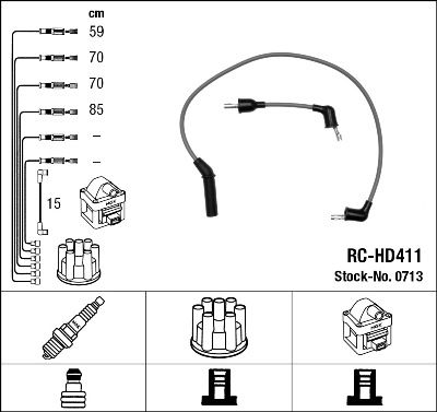 NGK 0713 Ignition Cable Kit