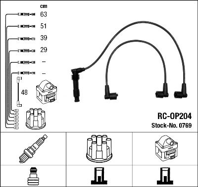 Ignition Cable Kit NGK 0769