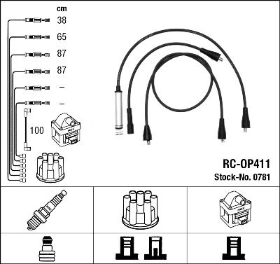 Ignition Cable Kit NGK 0781