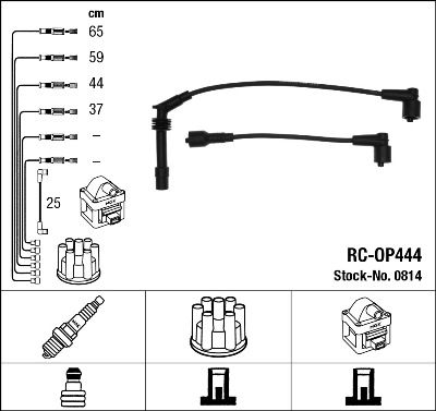 Ignition Cable Kit NGK 0814