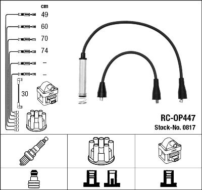 NGK 0817 Ignition Cable Kit