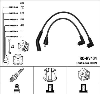 Ignition Cable Kit NGK 0879