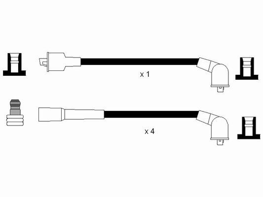 NGK 0900 Ignition Cable Kit