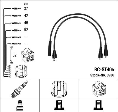 Ignition Cable Kit NGK 0906