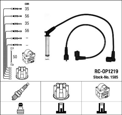 Ignition Cable Kit NGK 1585