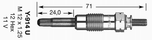 NGK 2643 Glow Plug