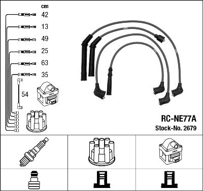 Ignition Cable Kit NGK 2679