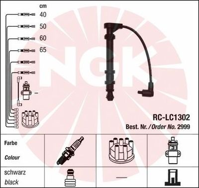 Ignition Cable Kit NGK 2999