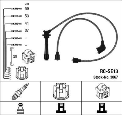 Ignition Cable Kit NGK 3067