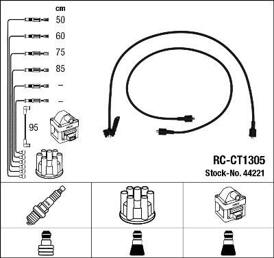NGK 44221 Ignition Cable Kit