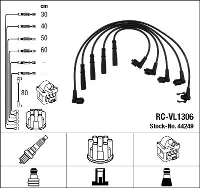 Ignition Cable Kit NGK 44249