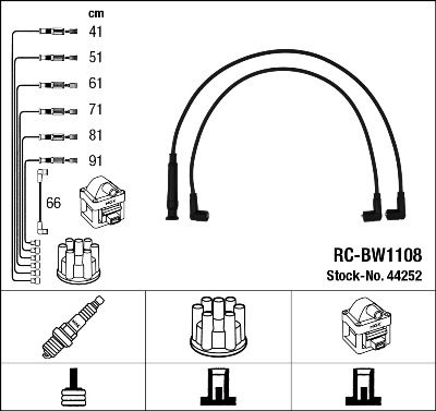 Ignition Cable Kit NGK 44252