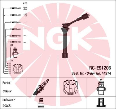 Ignition Cable Kit NGK 44274