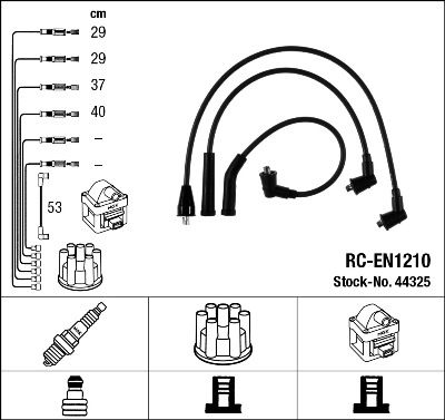 NGK 44325 Ignition Cable Kit