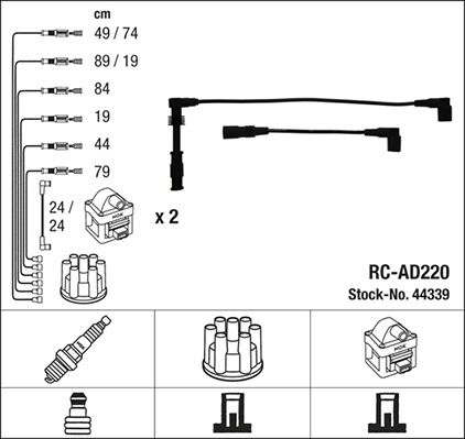 NGK 44339 Ignition Cable Kit