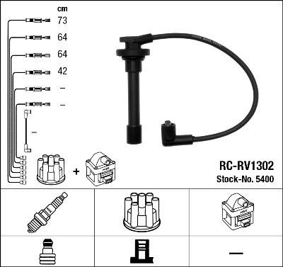 Ignition Cable Kit NGK 5400