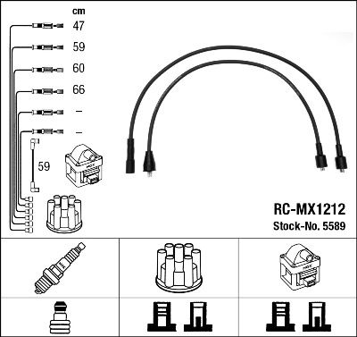 NGK 5589 Ignition Cable Kit