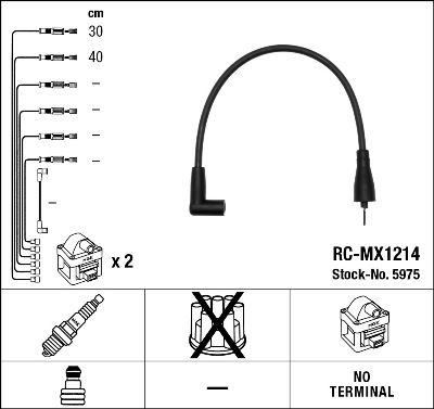 Ignition Cable Kit NGK 5975