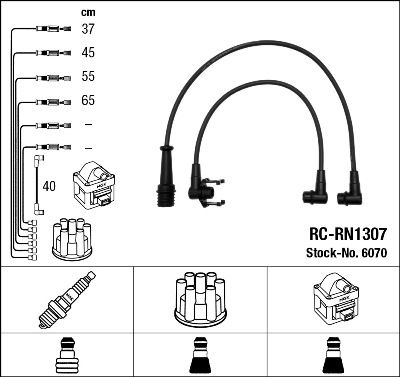 NGK 6070 Ignition Cable Kit