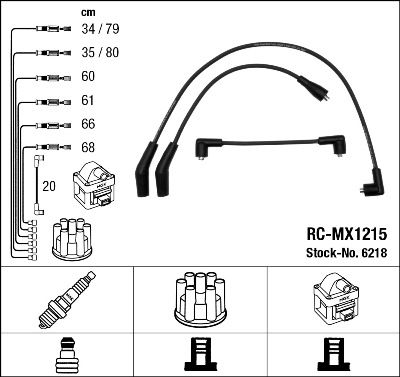 NGK 6218 Ignition Cable Kit