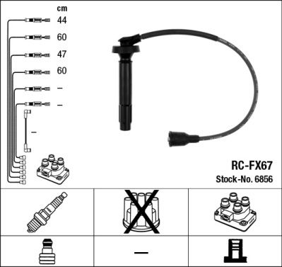 Ignition Cable Kit NGK 6856