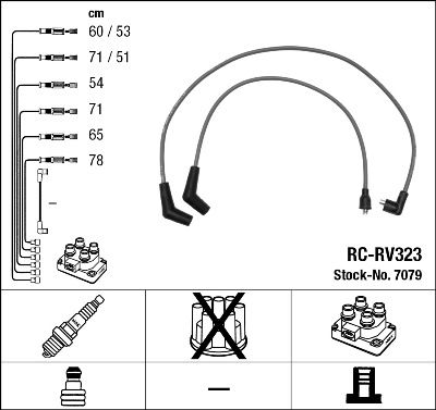 NGK 7079 Ignition Cable Kit